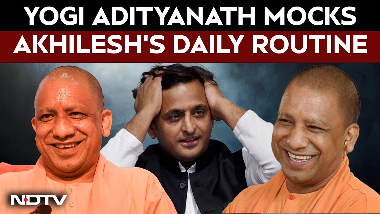 Yogi Adityanath Mocks Akhilesh Yadav's Daily Routine At Public Rally