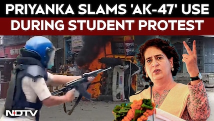Priyanka Gandhi Slams Police After Viral AK-47 Video From Bihar Protest