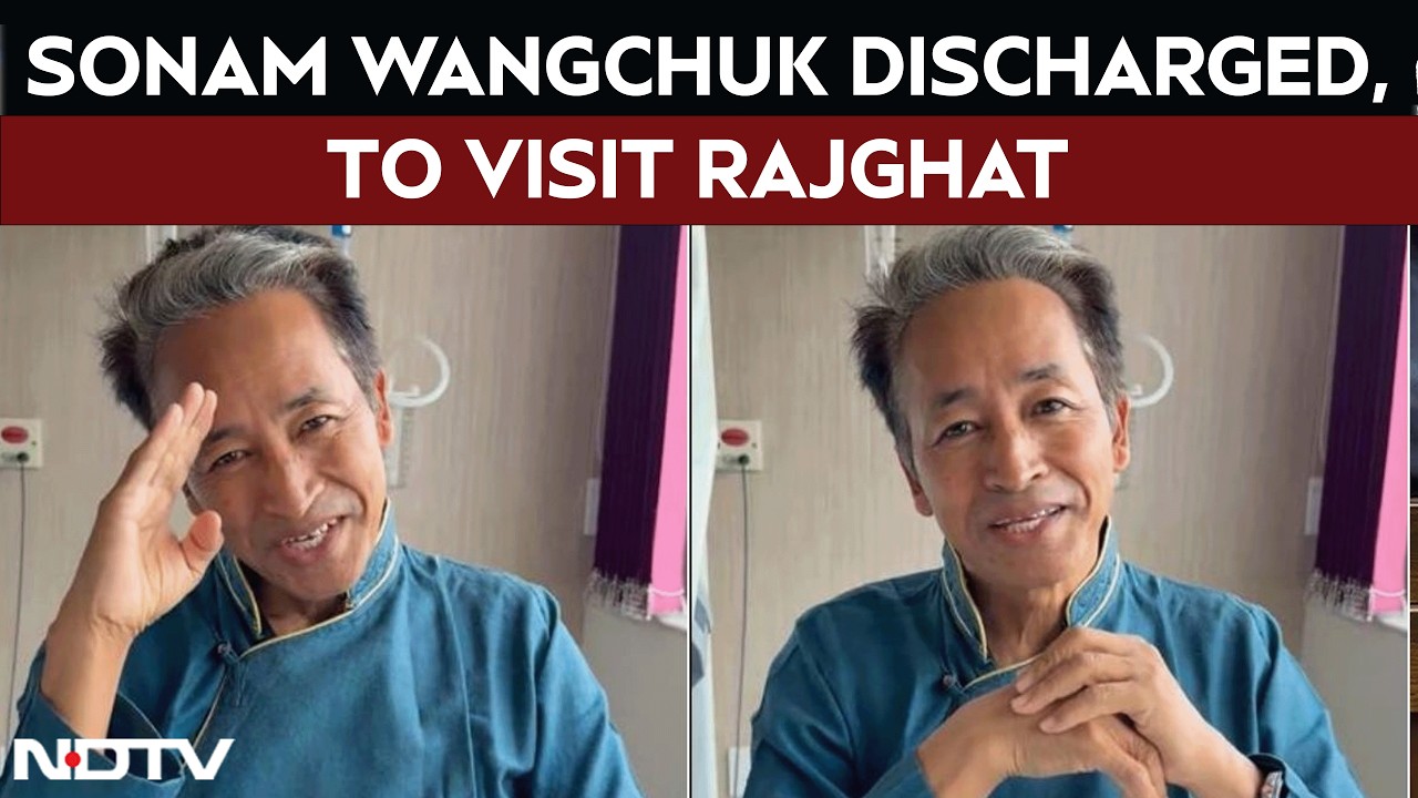 Sonam Wangchuk Discharged | Wangchuk Thanks Doctors After Hospital Discharge, To Visit Rajghat