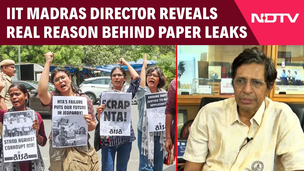 Exclusive: 'Question Paper Setters Are The Root Of Trust': IIT Madras Director On Paper Leaks