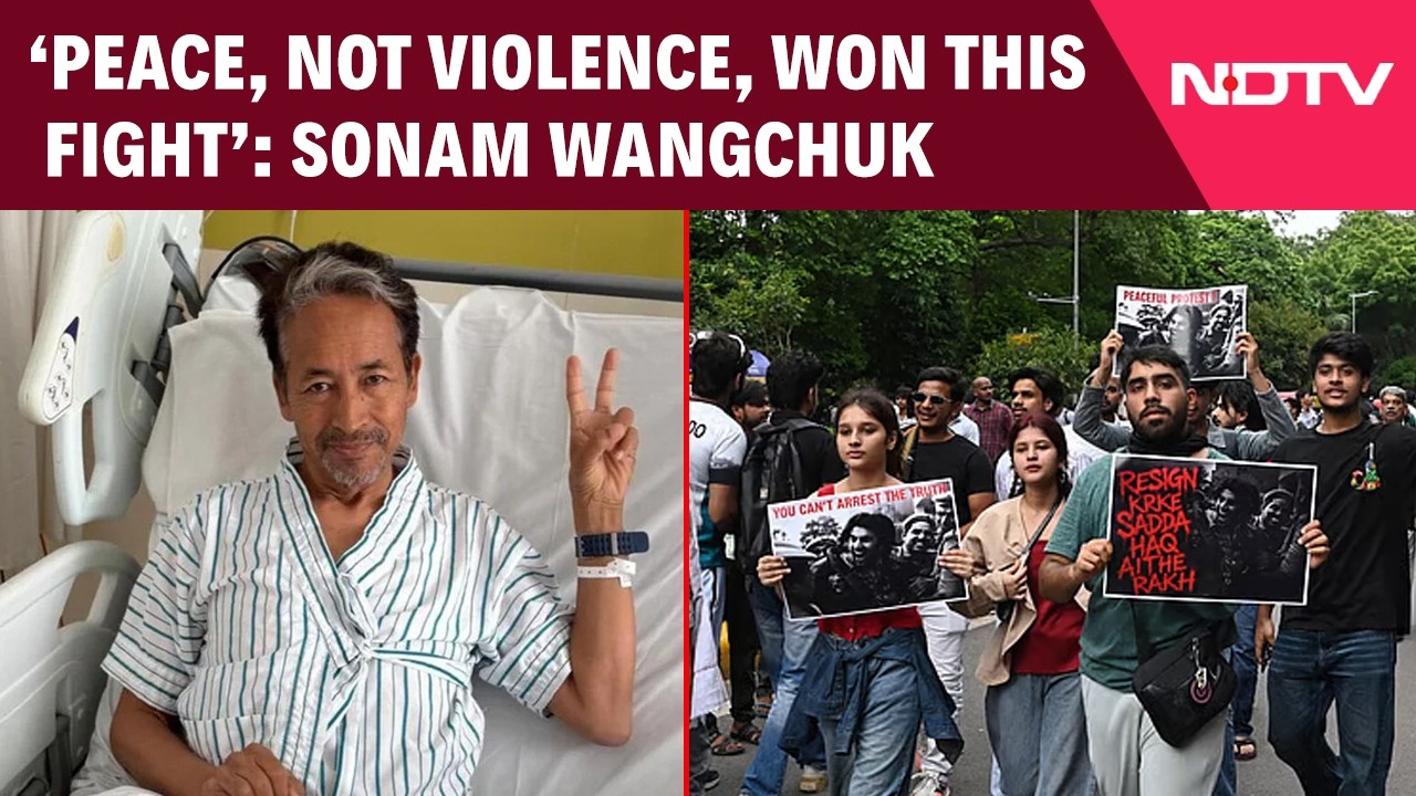 CJP Protest | 'Peace, Not Violence, Won This Fight': Sonam Wangchuk Salutes India's Youth