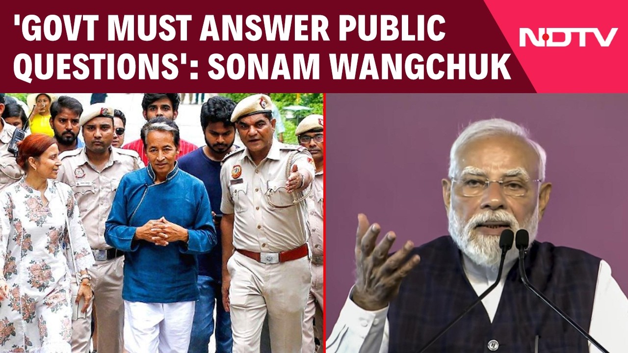 Sonam Wangchuk Hunger Strike | 'Government Must Answer Public Questions': Sonam Wangchuk's Message