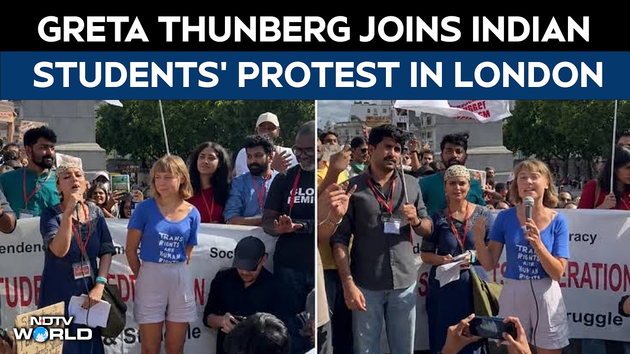 Greta Thunberg Joins Indian Student Protest In London, Backs CJP Movement