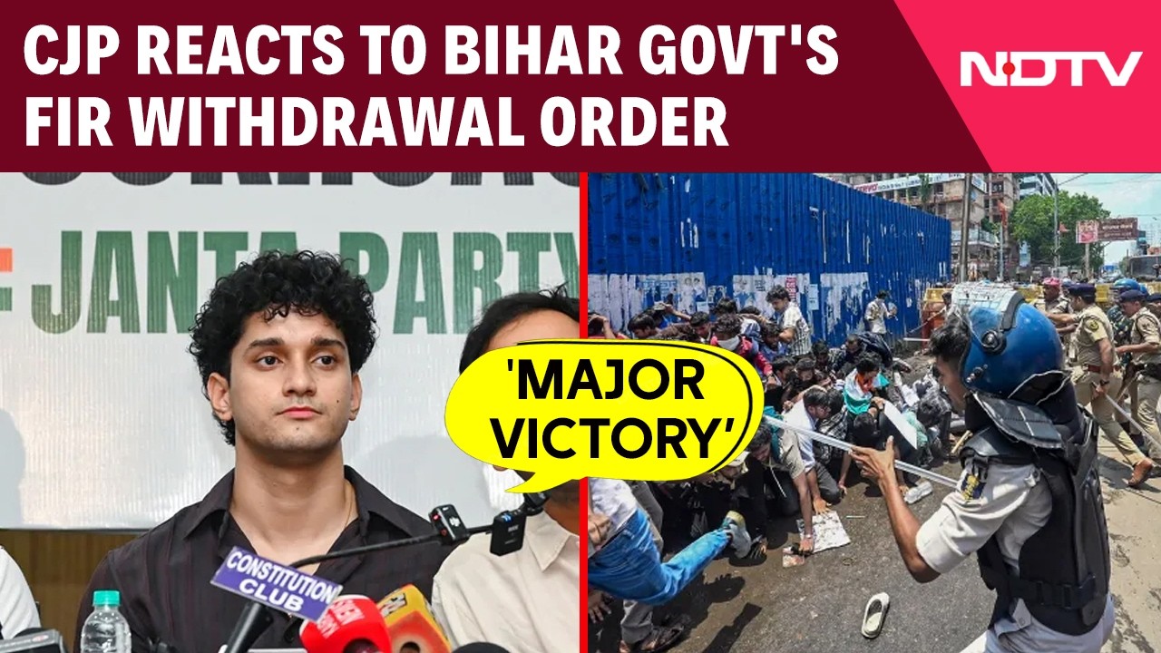 CJP News | Bihar Govt Withdraws FIRs Against Protesters; CJP Calls It 'Major Victory'