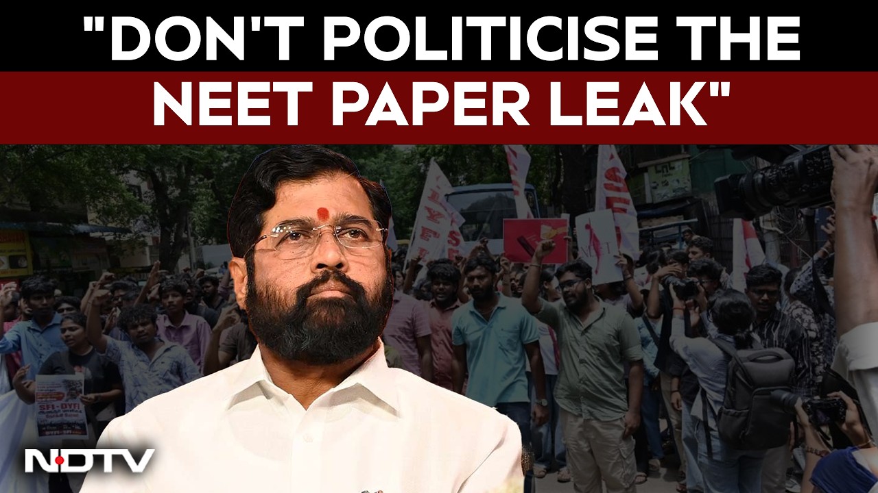 NEET Paper Leak | Eknath Shinde Defends Govt's Action On NEET Leak, Urges Against Politicisation