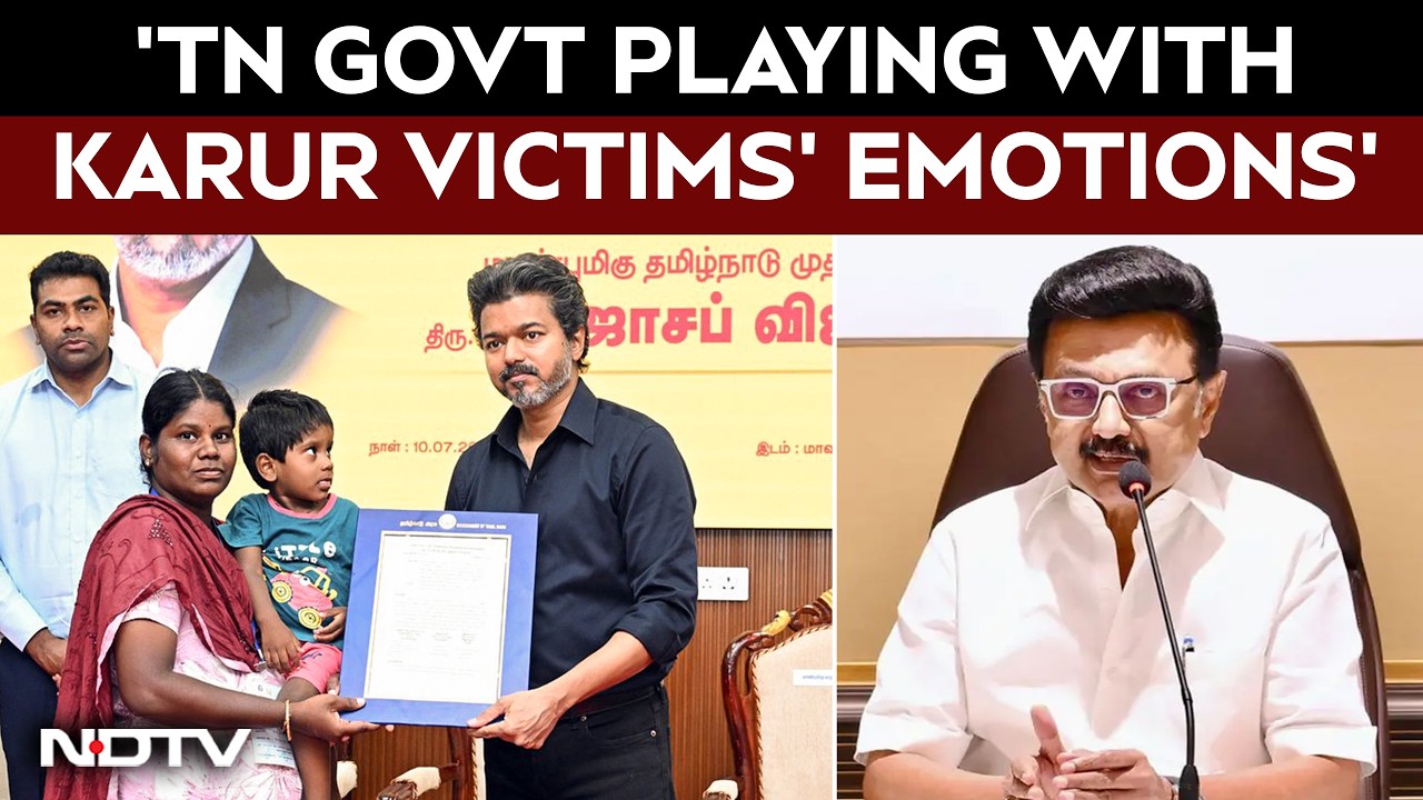 Karur Stampede | DMK Slams Tamil Nadu Government Over Karur Stampede Job Order