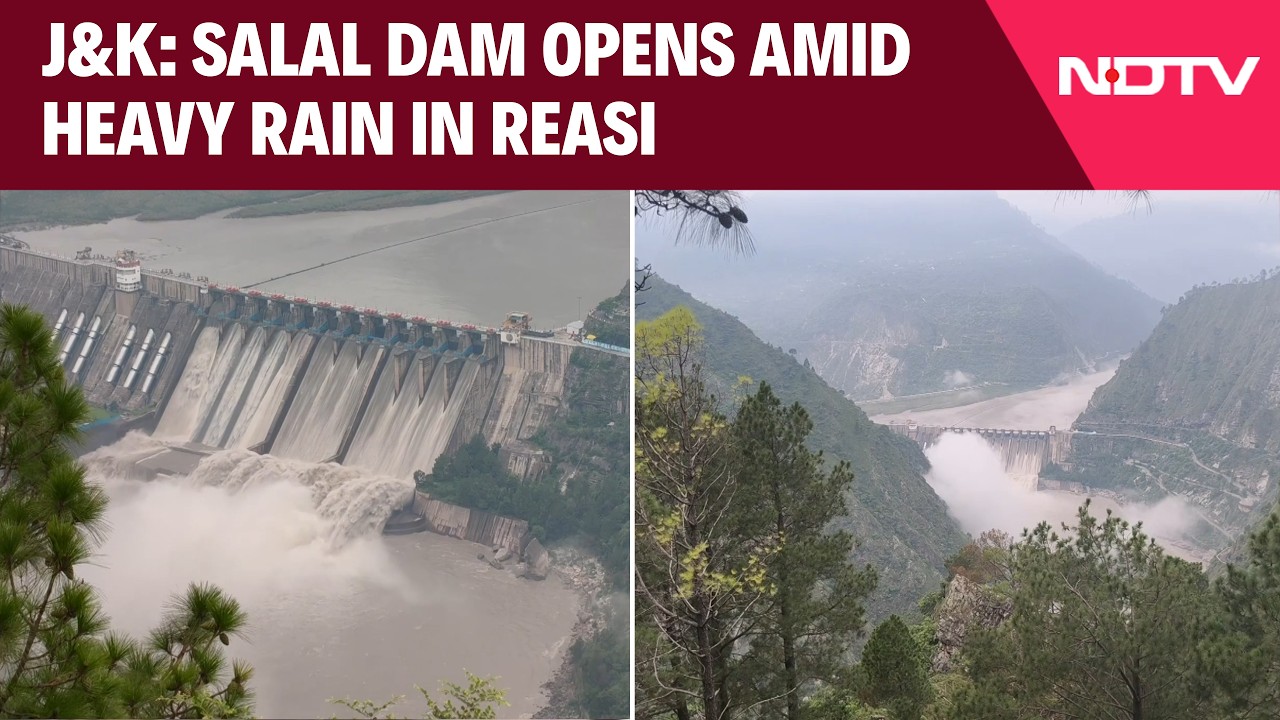 Jammu & Kashmir News | Heavy Rain Forces Opening Of Salal Dam Gates In Reasi