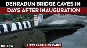 Dehradun Bridge Caves In Due To Heavy Rains Just 16 Days After Inauguration