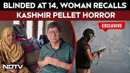 Blinded At 14, Woman Recalls J&K "Pellet Gun Horror" After Delhi Protest