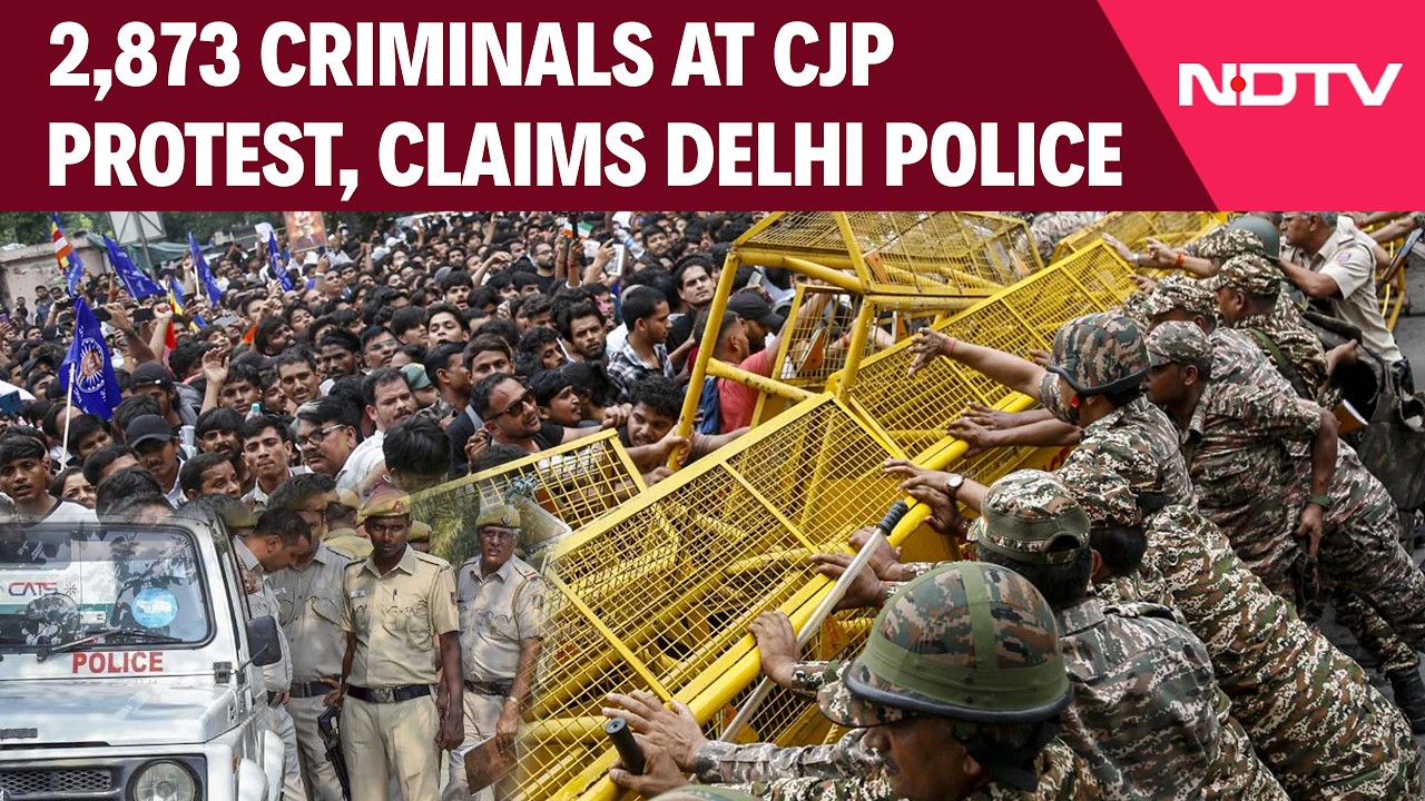 Delhi Police Claims 2,873 People With Criminal Records Infiltrated CJP Protest