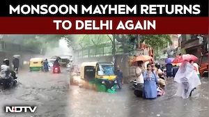 Heavy Monsoon Rain Triggers Waterlogging And Traffic Chaos Across Delhi-NCR