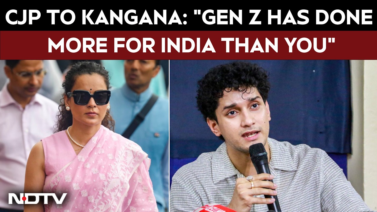 CJP Protest | CJP Hits Back At Kangana Ranaut: "Gen Z Has Done More For The Country Than You"