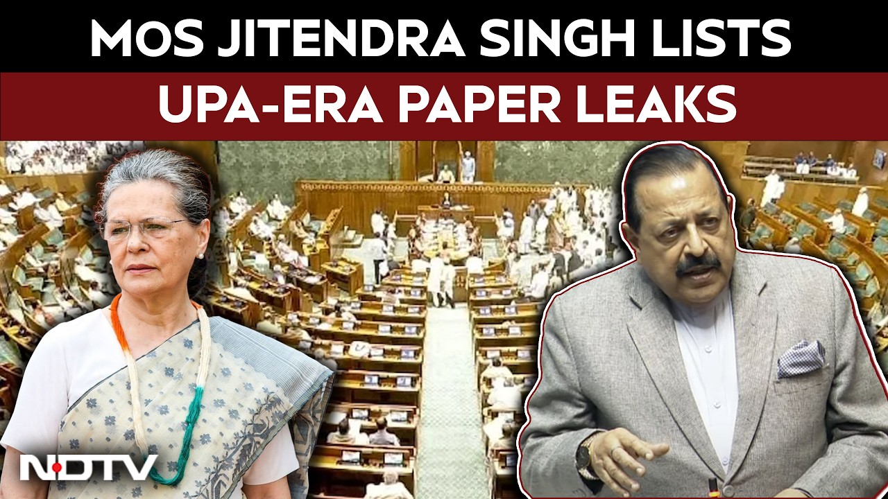 Parliament Session | Jitendra Singh Cites UPA-Era Paper Leaks, Defends PM Modi's Anti-Exam Leak Law
