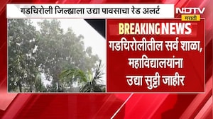 Gadchiroli Rain Update | गडचिरोलीला पावसाचा रेड अलर्ट, शाळा आणि महाविद्यालयांना सुट्टी जाहीर