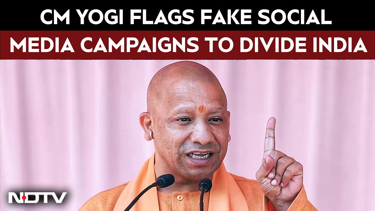 Uttar Pradesh News | UP CM Yogi Adityanath Flags Fake Social Media Campaigns To Divide India