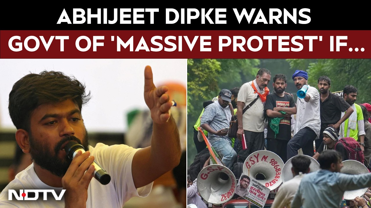 CJP News: Abhijeet Dipke Warns Govt Of 'massive Protest' If 'Witch-Hunting' Of Students Doesn't Stop