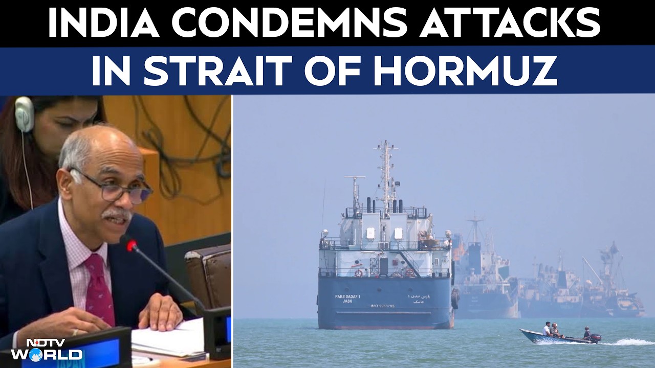 India Condemns Attacks On Commercial Ships In Strait Of Hormuz