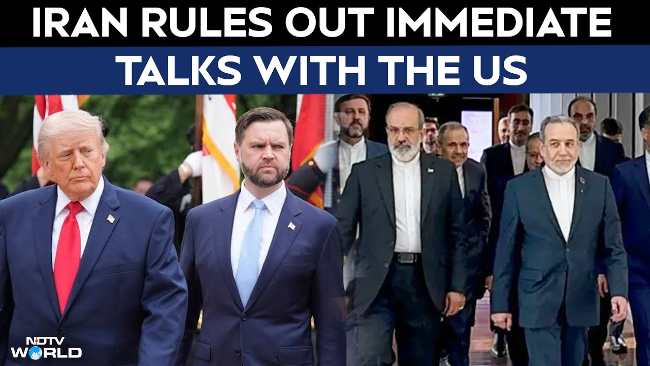 Iran Rules Out Immediate Talks With The US | No Talks Under Pressure