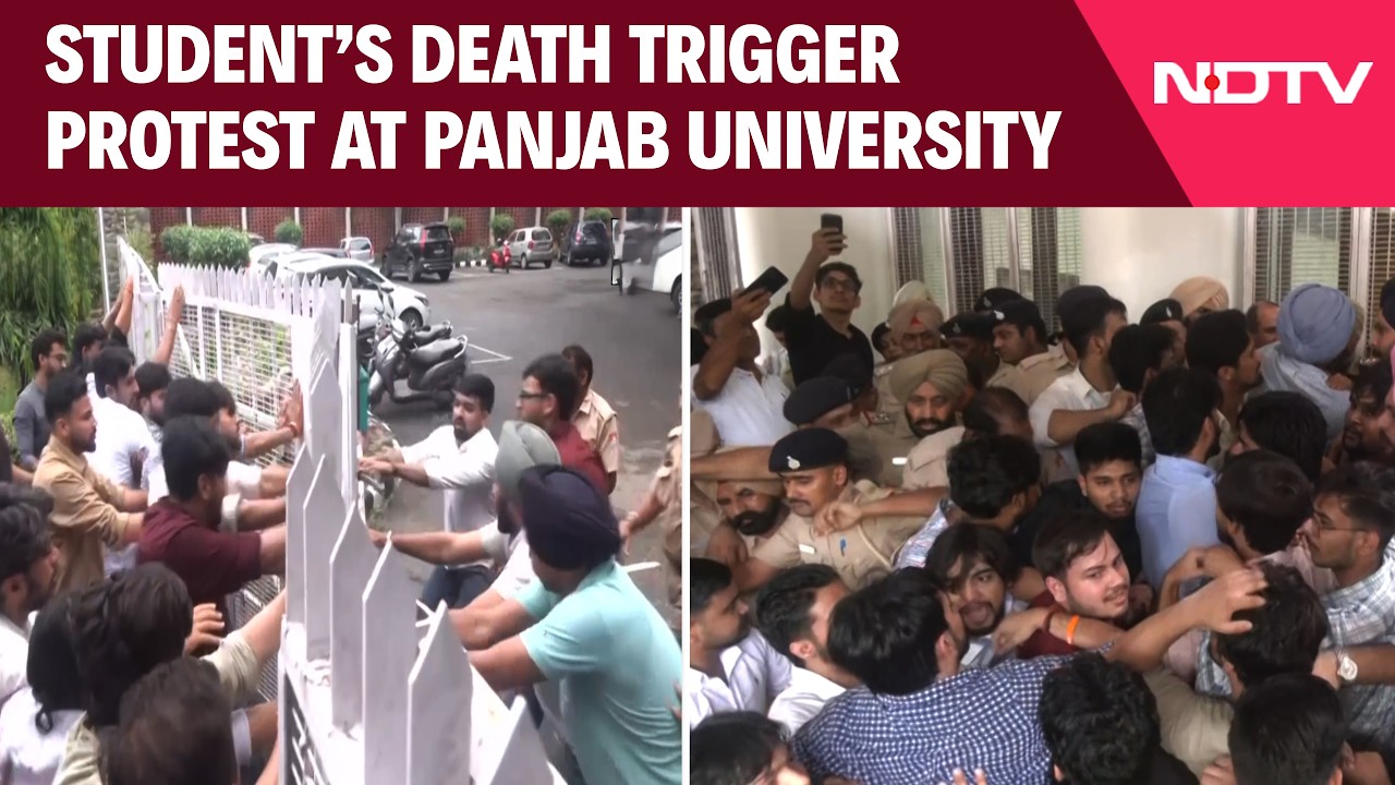 Punjab News | Protest Erupt At Panjab University After PhD Scholar's Death In Campus