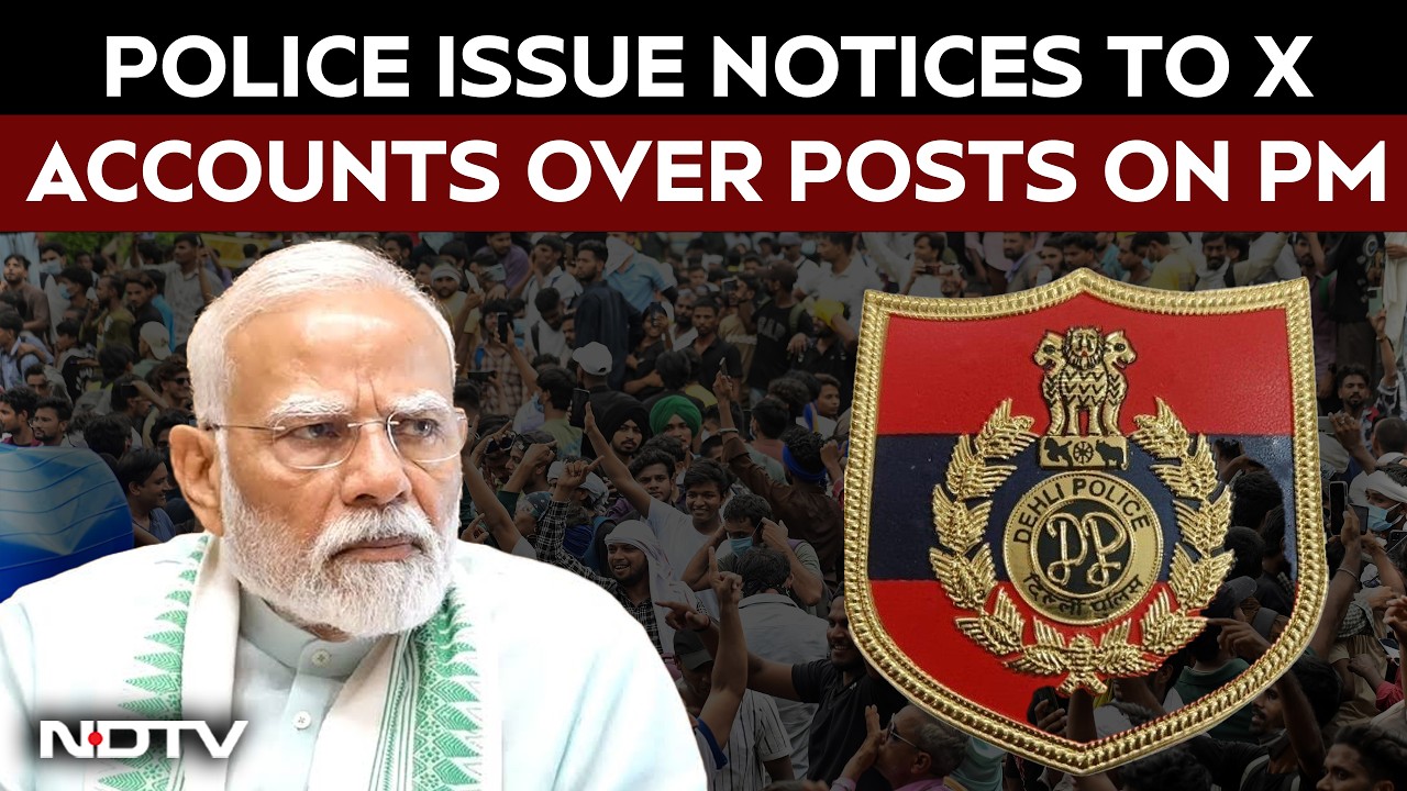 Delhi Police Notice To X Accounts Over Abusive Posts On PM During CJP Protests