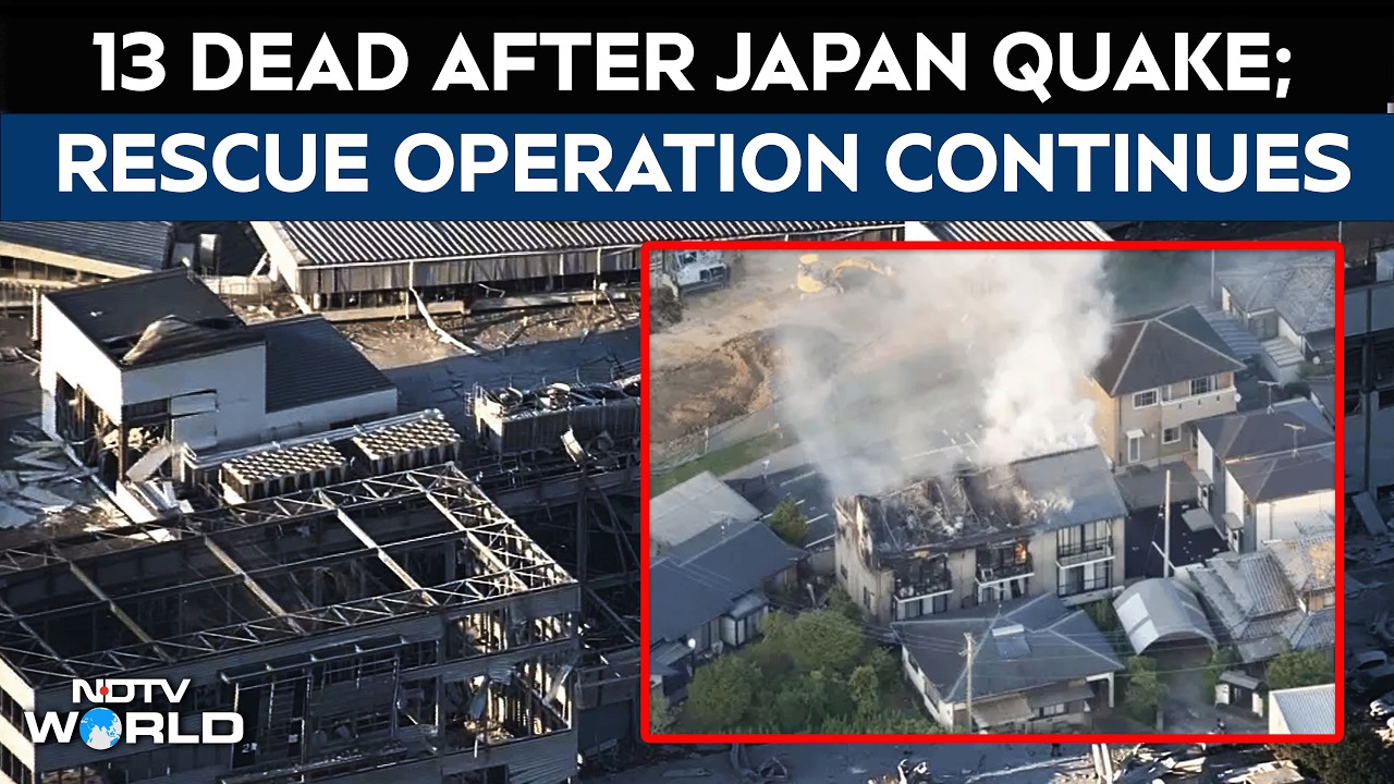 Japan Earthquake | 13 Dead After Japan Quake; Search On For Trapped Survivors In The Damaged Mall