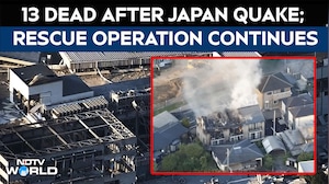 13 Dead After Japan Quake; Search On For Trapped Survivors In The Damaged Mall