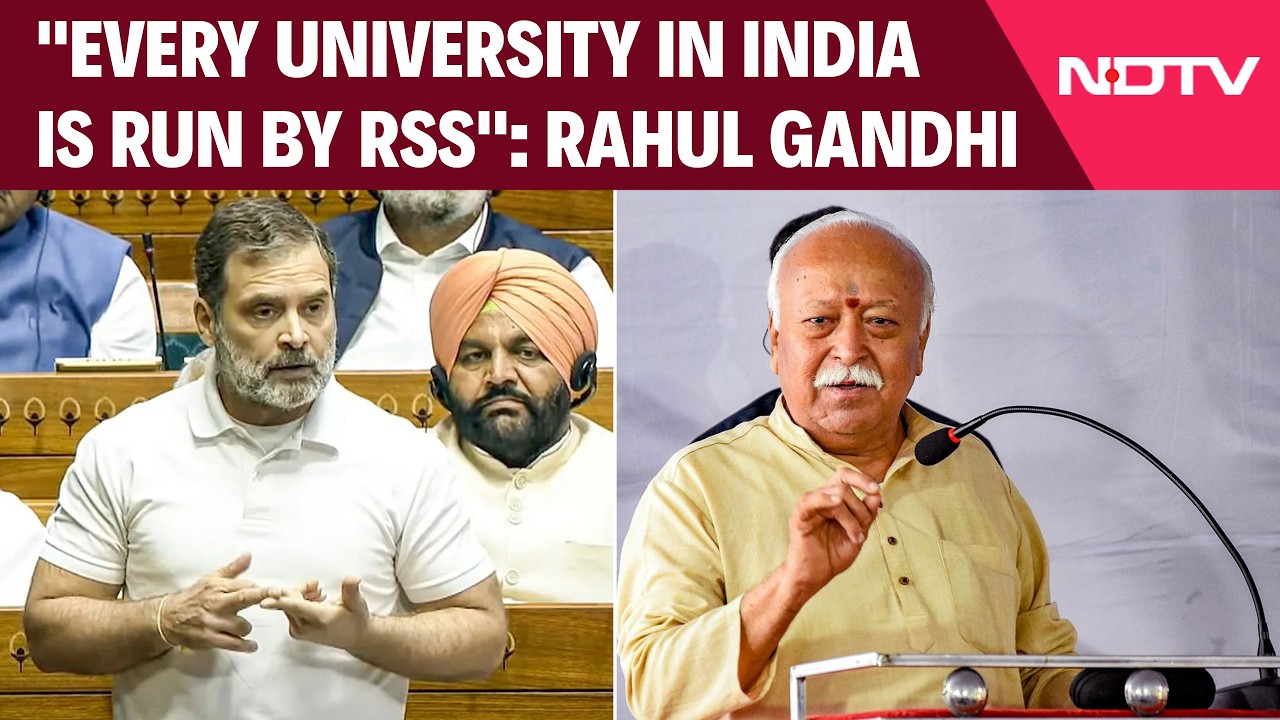 Rahul Gandhi Targets BJP Over Control Of Universities: &ldquo;RSS Runs Education Ministry&rdquo;