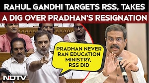 Rahul Gandhi Speech | Pradhan's Resignation Superficial, RSS Runs Education Ministry: Rahul