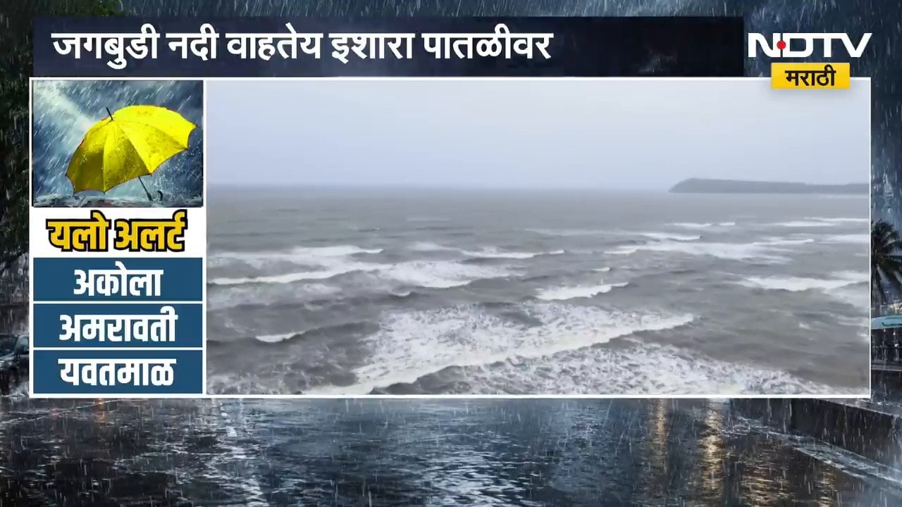 Maharashtra Rain Update | राज्यात पावसाची दमदार बॅटिंग, कोकणासह विदर्भात कोसळधार | NDTV Marathi