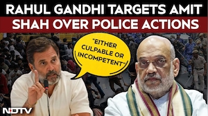 Rahul Gandhi Slams Amit Shah Over Crackdown On Student Protesters: "Either Culpable Or Incompetent"