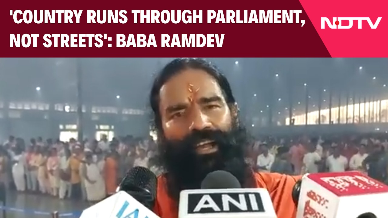 'Country Runs Through Parliament, Not Streets': Baba Ramdev On Student Protests