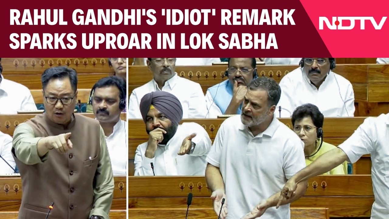 Rahul Gandhi's 'Idiot' Remark Sparks Uproar In Lok Sabha