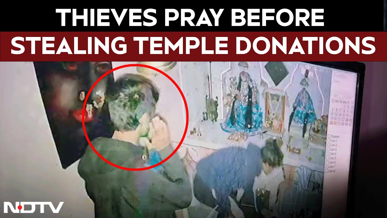 Viral Video | Thieves Stole Sheetla Devi Temple Donation Box In Nagpur After Apologising to Deity