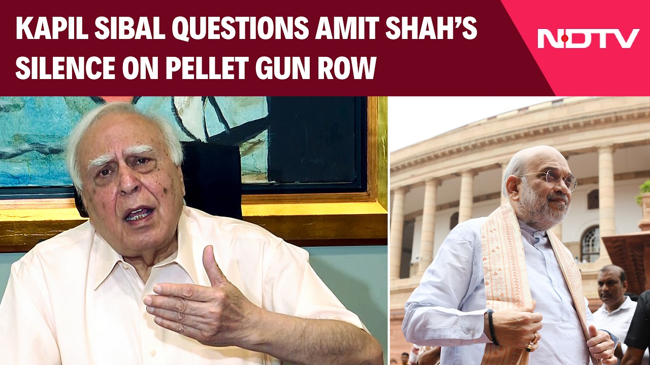 Paper Leak Row | &lsquo;Silence Suggests Consent&rsquo;: Kapil Sibal Targets Amit Shah Over Pellet Gun Row