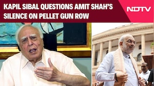 &lsquo;Silence Suggests Consent&rsquo;: Kapil Sibal Targets Amit Shah Over Pellet Gun Row