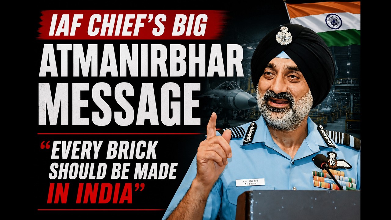 “Every Brick Should Be Made In India”: IAF Chief’s Big Atmanirbhar Message