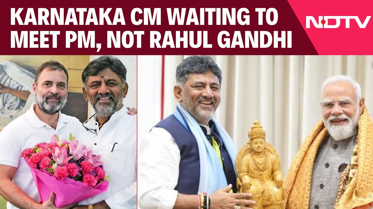 Karnataka Congress Says Chief Minister In Delhi to Meet PM, Not Rahul Gandhi