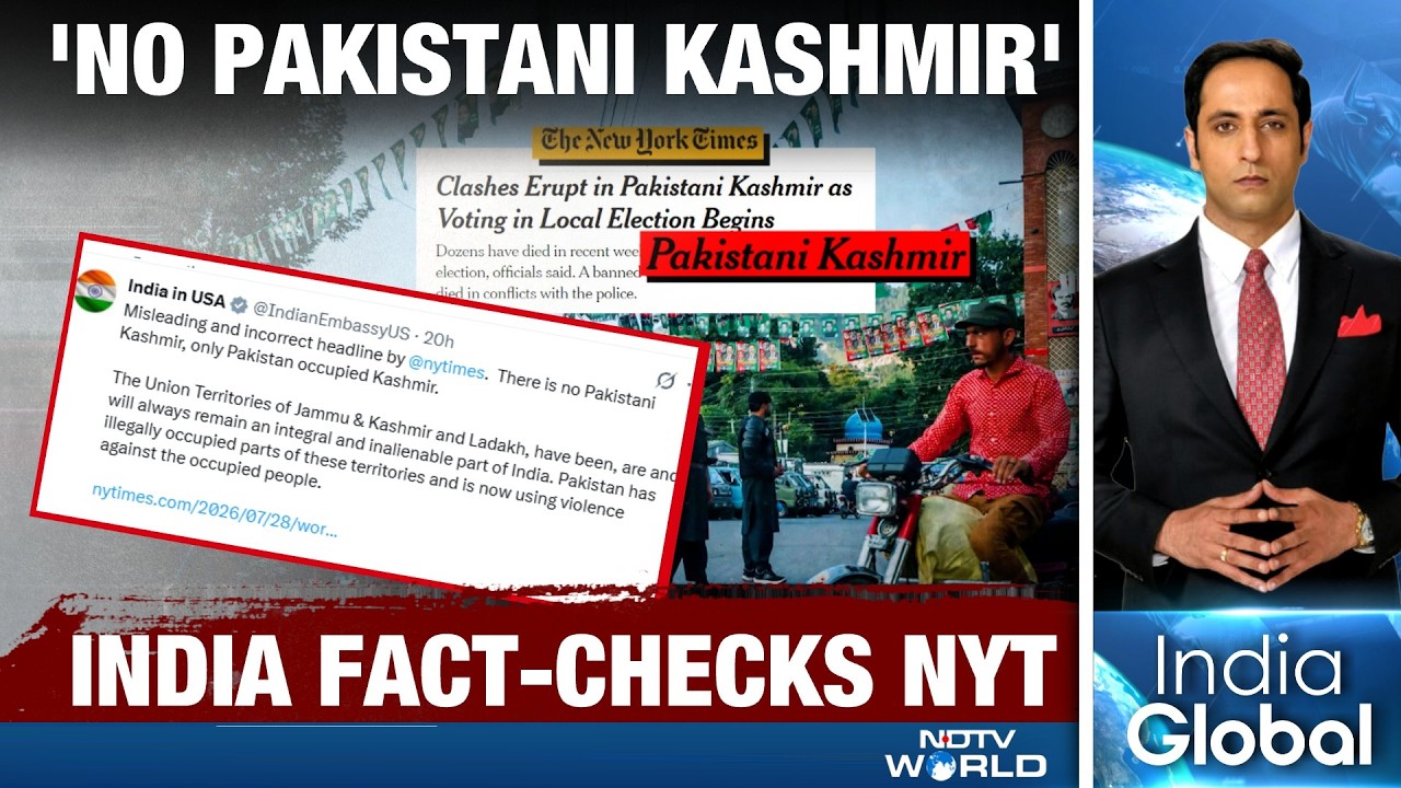 India Schools NYT Over PoK Headline | Bloodshed in PoK Continues | Neeraj Chopra Eyes CWG Gold