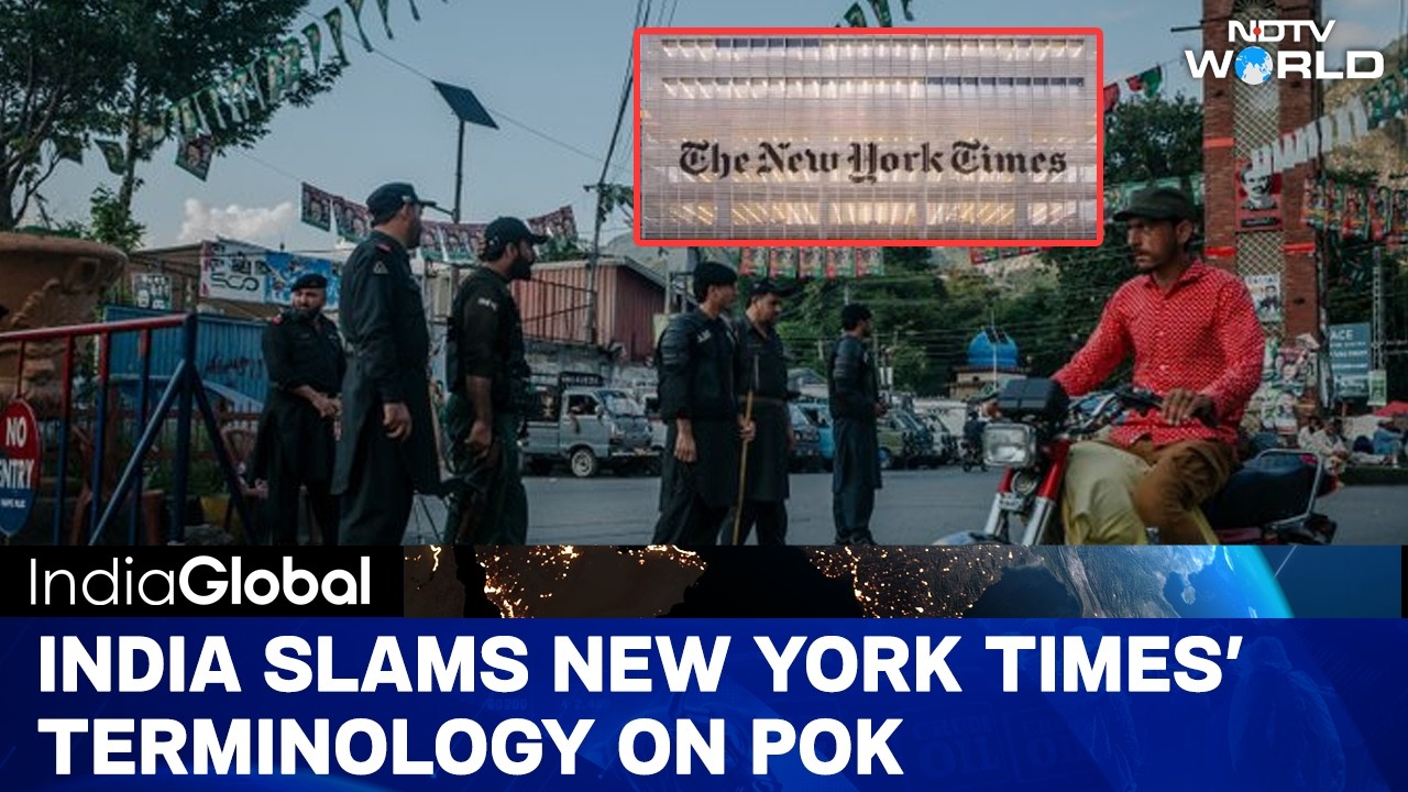 NYT Headline On Pok | Indian Embassy Calls NYT Headline On Pok 'Misleading & Inaccurate'