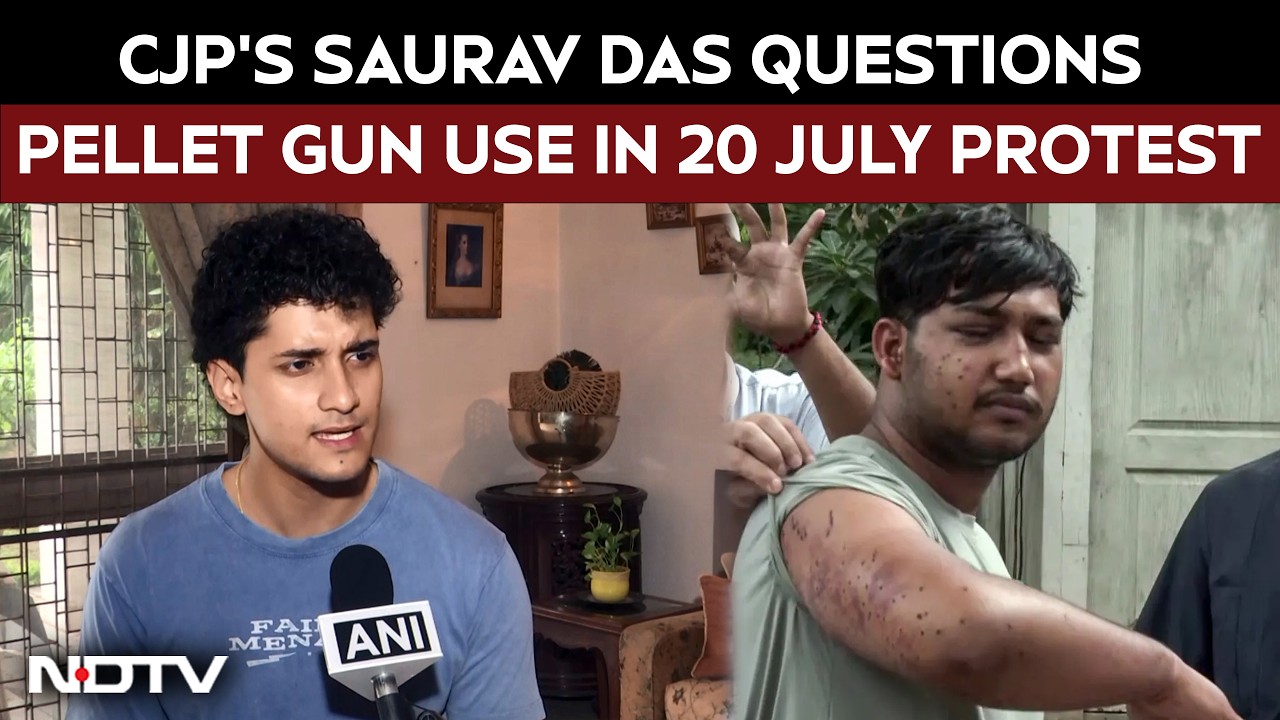'This Was Not a War Zone': CJP's Saurav Das Questions Pellet Gun Use in 20 July Protest