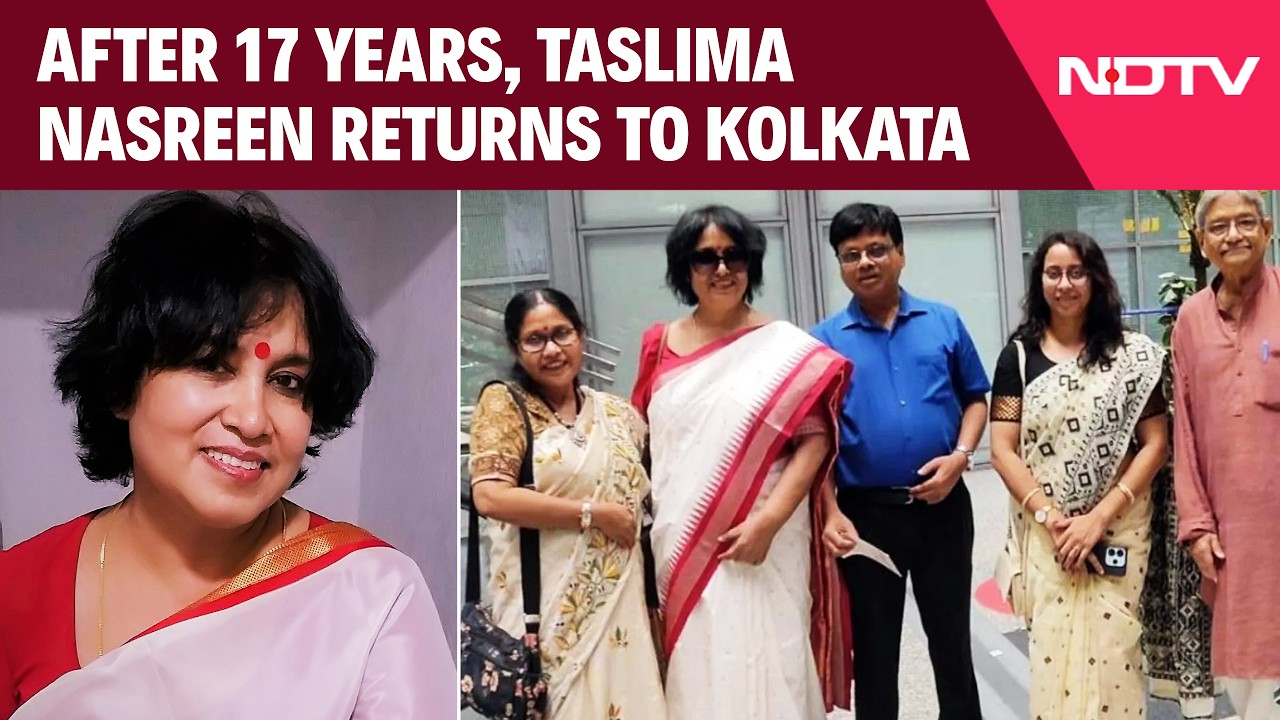 Kolkata News | Taslima Nasreen Returns To Kolkata 19 Years After She Was Forced To Leave