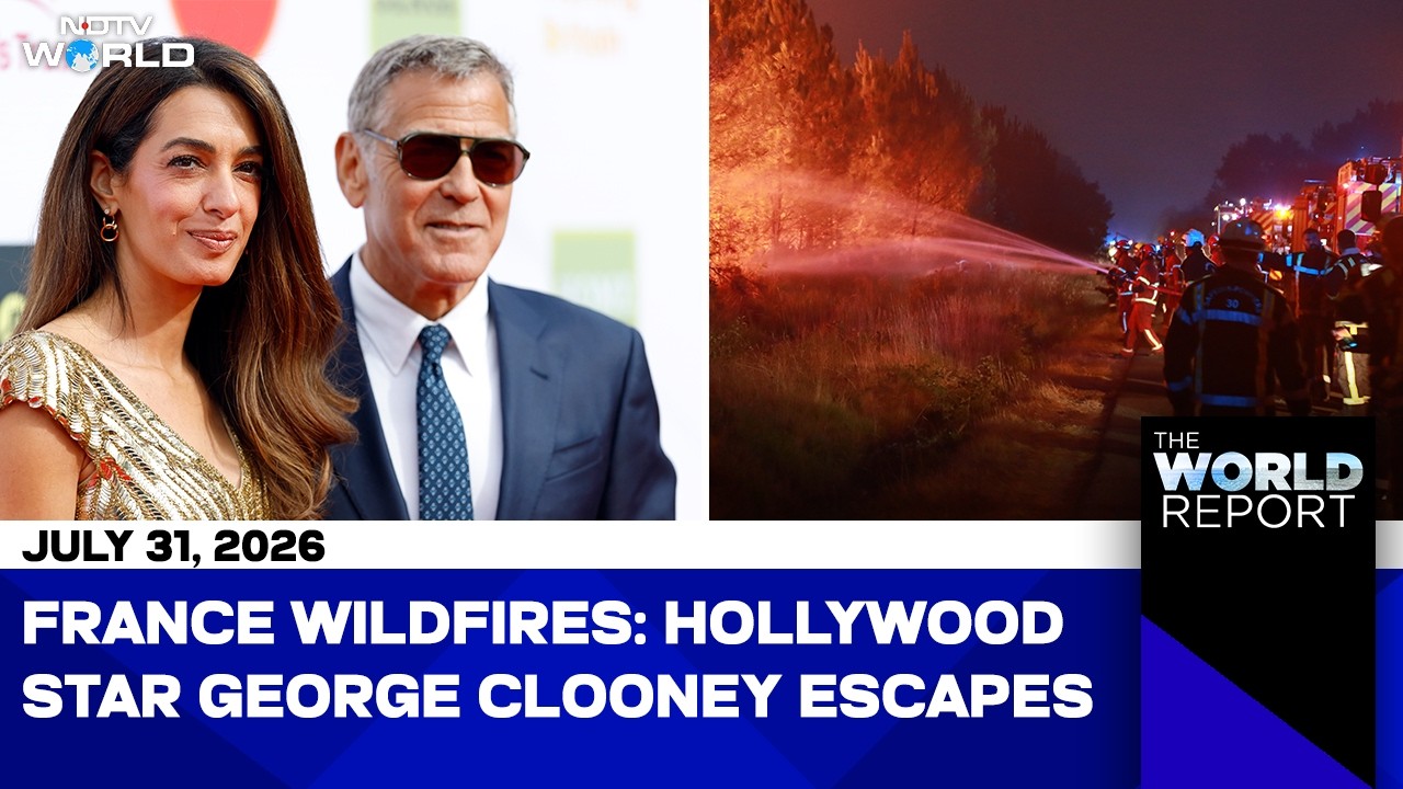 Wildfires Stifle France: George Clooney's Family Flees Home | French Vineyards Feel the Heat