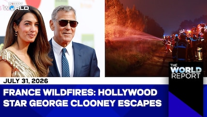 Wildfires Stifle France: George Clooney's Family Flees Home | French Vineyards Feel the Heat