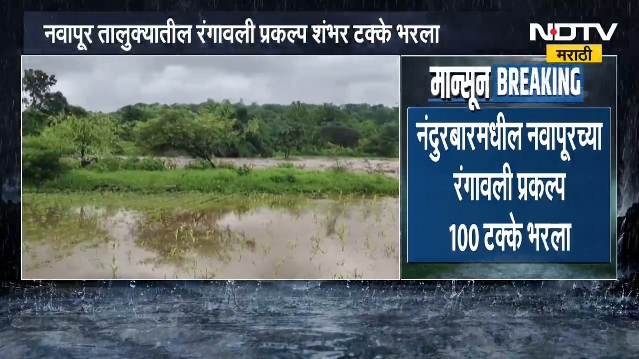 Nandurbar मधील रंगावली प्रकल्प 100 टक्के भरला, तर मुसळधार पावसामुळे Yavatmal मधील शाळांना सुट्टी
