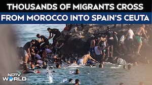 Spain's Ceuta Wakes Up To Chaos As Thousands Of Migrants Collapse Border