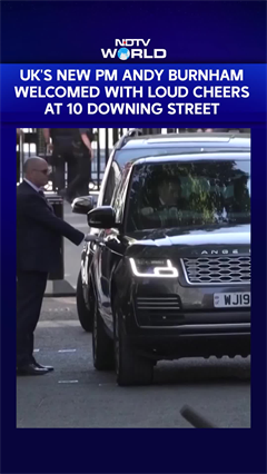 Video: UK's New PM Andy Burnham Welcomed With Loud Cheers At 10 Downing Street