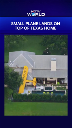 Texas News | Small Plane Lands On Top Of Texas Home