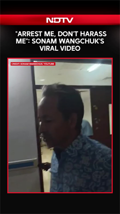 "Arrest Me, You Can't Harass Me": Sonam Wangchuk's Heated Exchange With Police Goes Viral