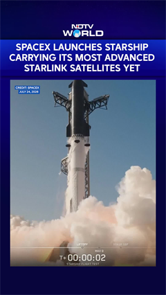 SpaceX | SpaceX Launches Starship With Most Advanced Starlink Satellites Yet