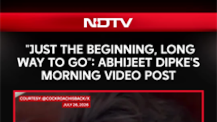 Abhijeet Dipke's New Video Day After Dharmendra Pradhan Resigned, 'Just The Beginning'